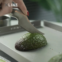 Xlinespace Arcta Blade 01 – Art-Inspired Fruit Knife with Stand, Decorative Peeler for Kitchen & Gift