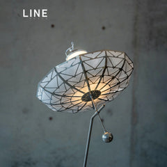 Xlinespace StellarTrack Portable Floor Lamp – Modern Movable Lighting with Adjustable Design