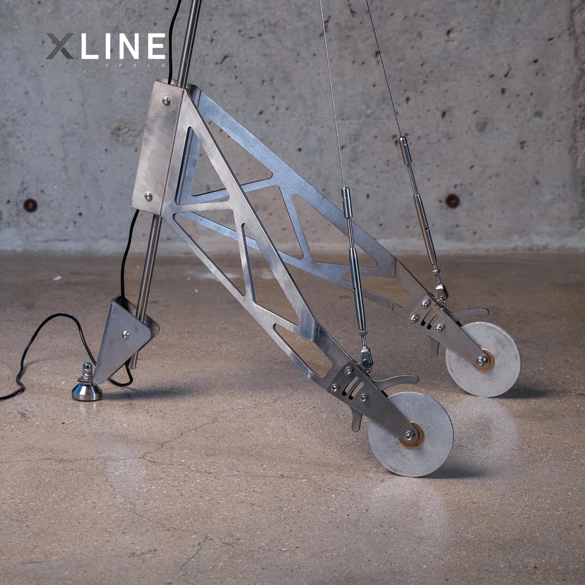 Xlinespace StellarTrack Portable Floor Lamp – Modern Movable Lighting with Adjustable Design