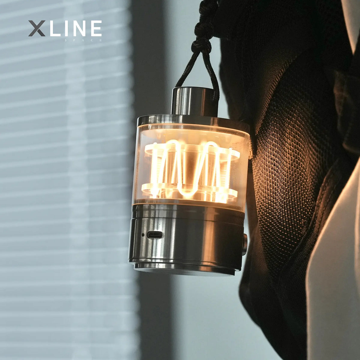 Xlinespace Outdoor Camping Decorative Mood Lamp – Creative Touch Lamp, Rechargeable, Dimmable Night Light for Home & Outdoors