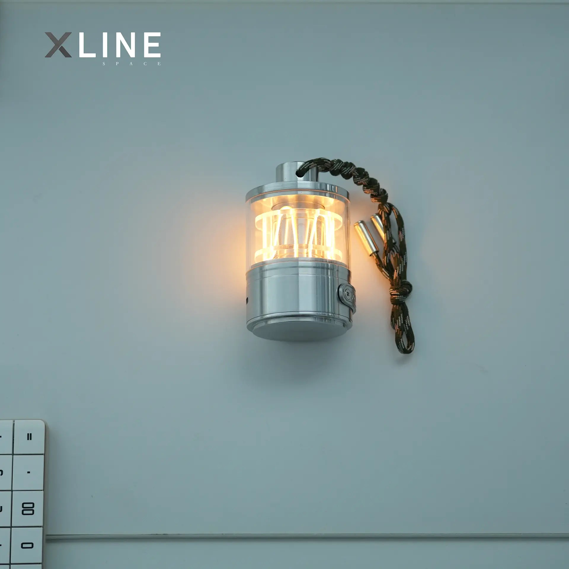 Xlinespace Outdoor Camping Decorative Mood Lamp – Creative Touch Lamp, Rechargeable, Dimmable Night Light for Home & Outdoors
