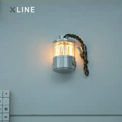 Xlinespace Outdoor Camping Decorative Mood Lamp – Creative Touch Lamp, Rechargeable, Dimmable Night Light for Home & Outdoors