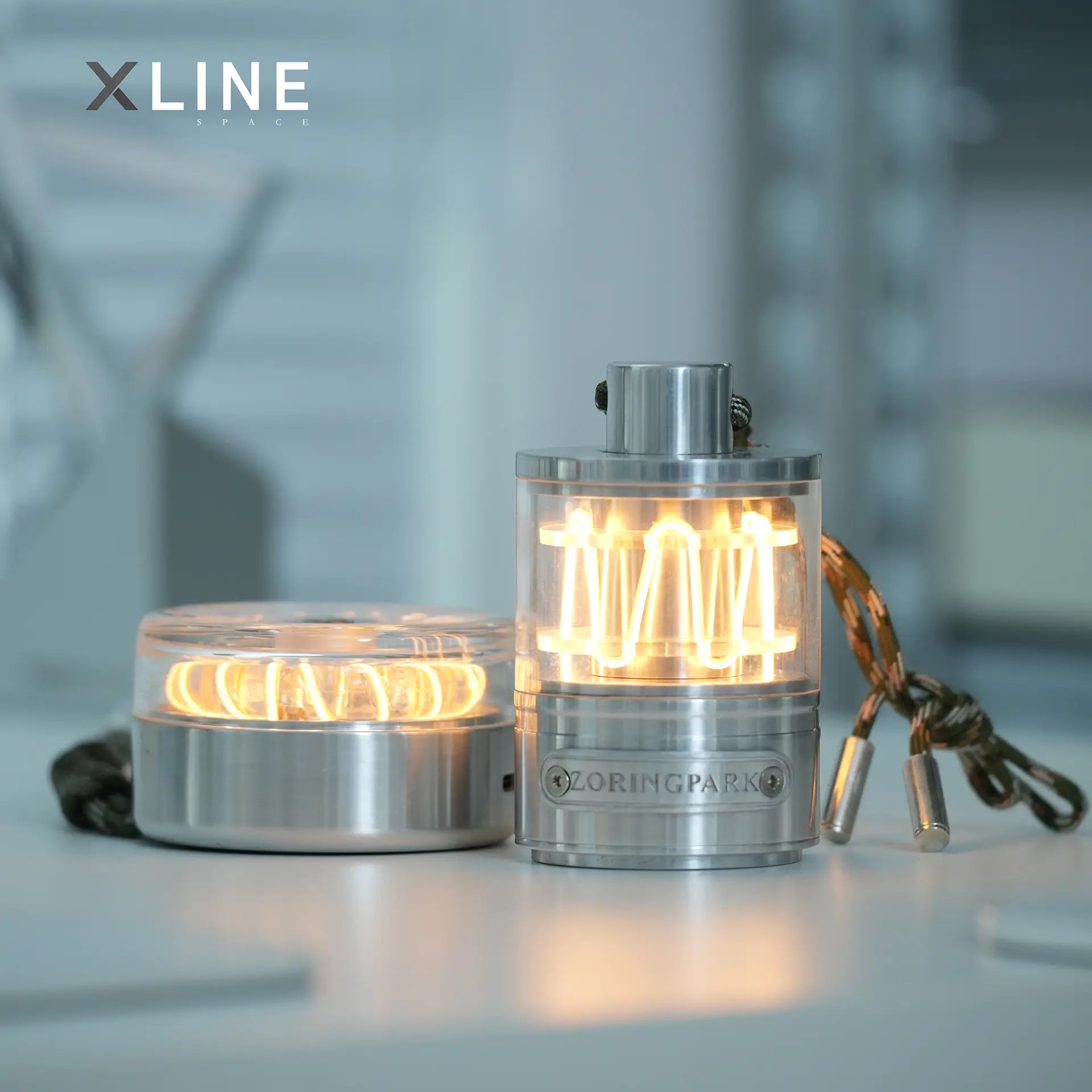 Xlinespace Outdoor Camping Decorative Mood Lamp – Creative Touch Lamp, Rechargeable, Dimmable Night Light for Home & Outdoors