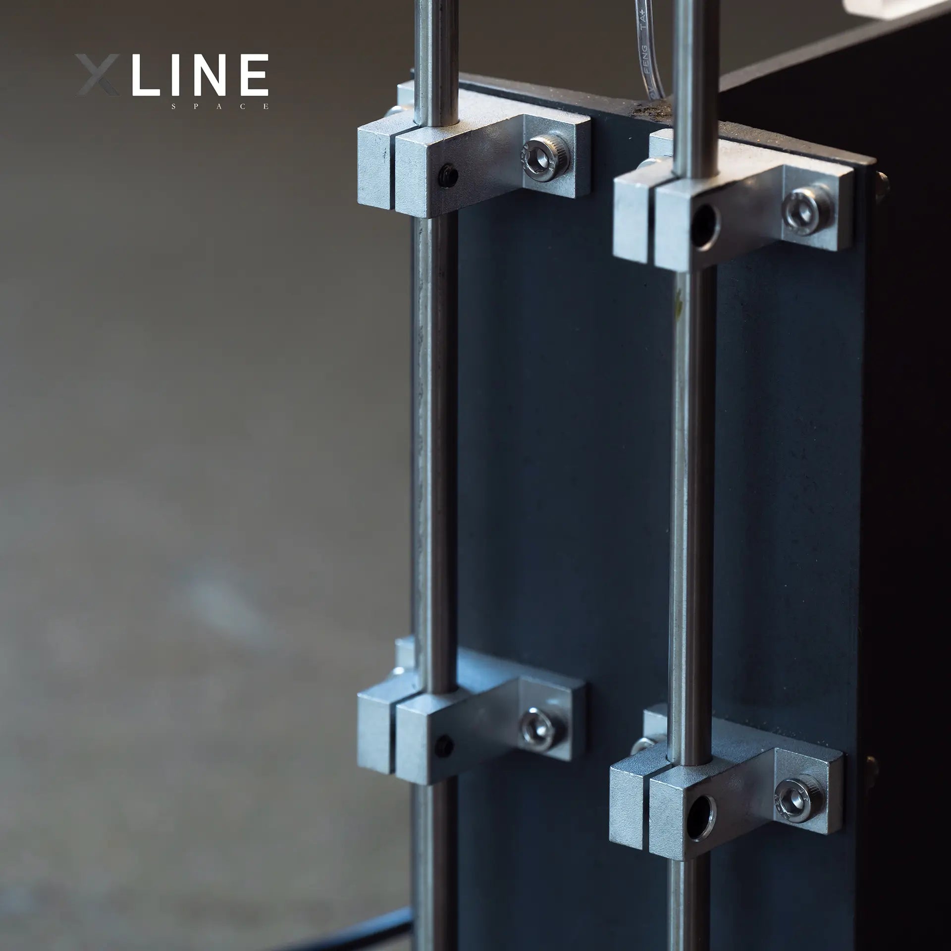 Xlinespace Modern Floor Lamp with 360° LED Tubes - 48W, 304 Stainless Steel & Cast Iron Structure