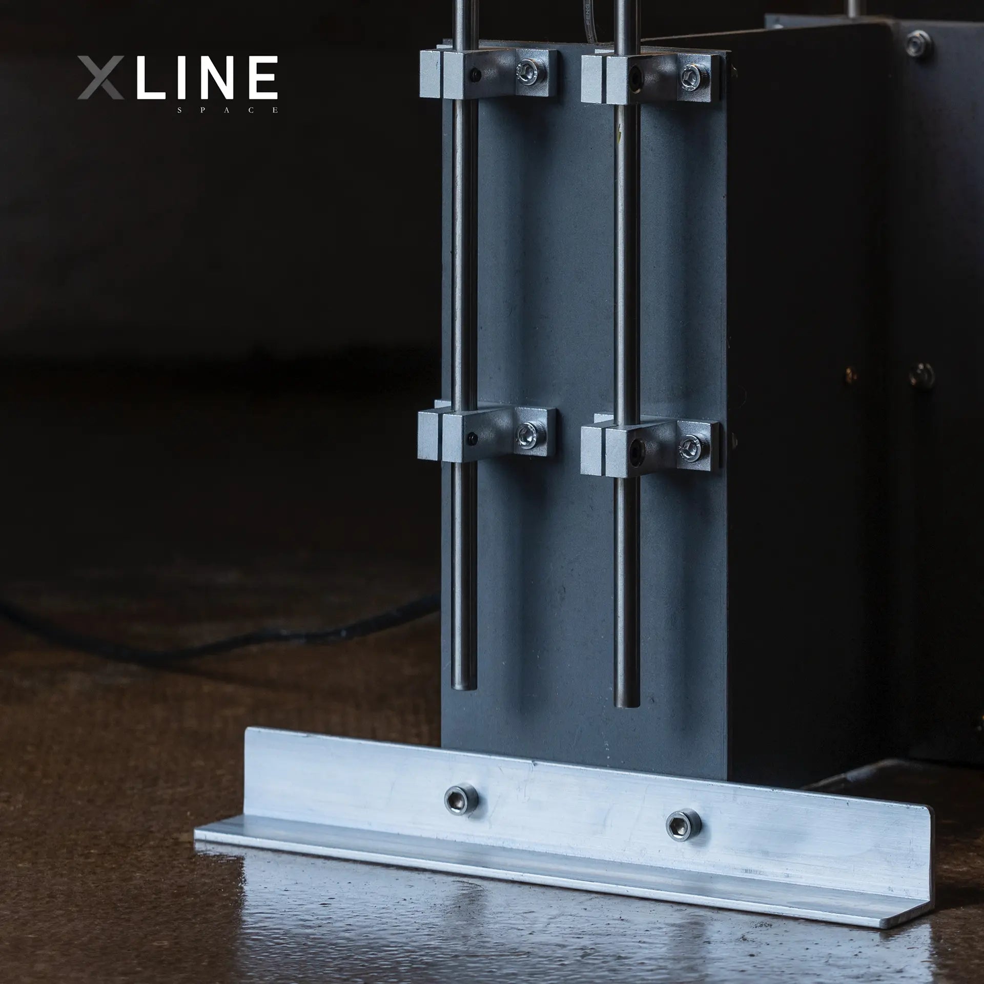 Xlinespace Modern Floor Lamp with 360° LED Tubes - 48W, 304 Stainless Steel & Cast Iron Structure
