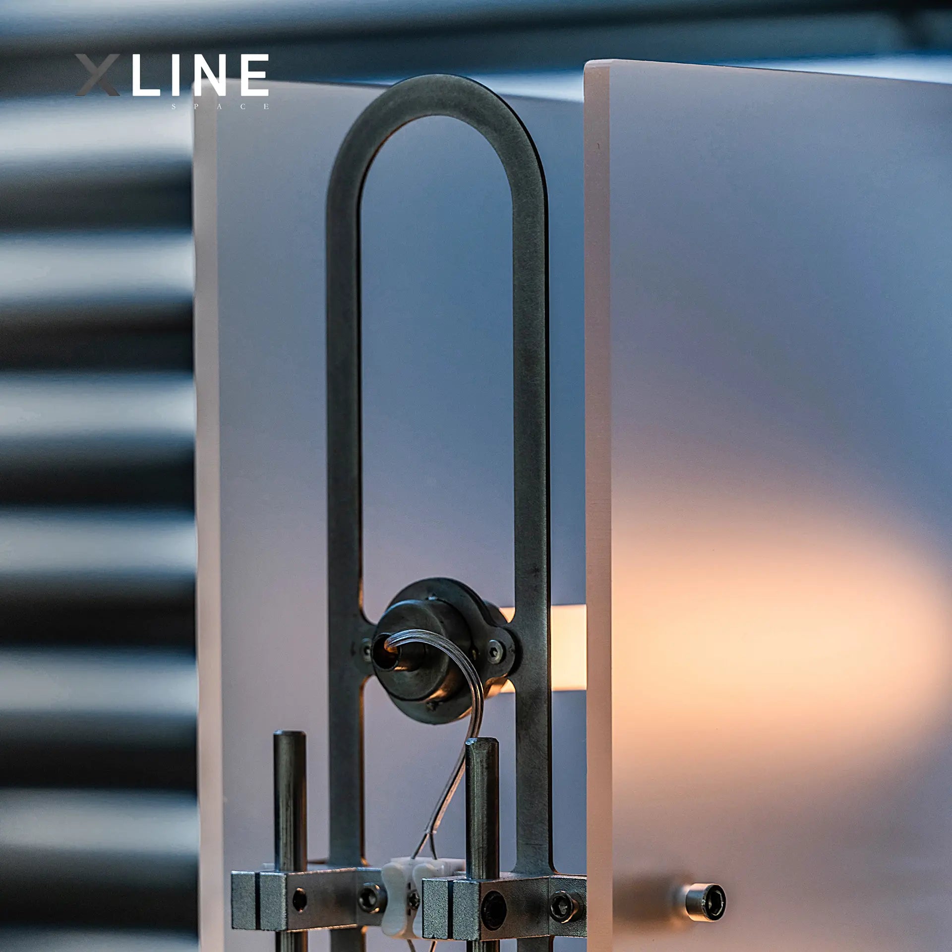 Xlinespace Modern Floor Lamp with 360° LED Tubes - 48W, 304 Stainless Steel & Cast Iron Structure