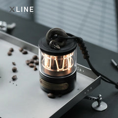 Xlinespace Touch-Control Ambient Light with Braided Strap – Snake-Inspired Hanging Design, Rechargeable LED