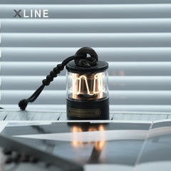 Xlinespace Touch-Control Ambient Light with Braided Strap – Snake-Inspired Hanging Design, Rechargeable LED