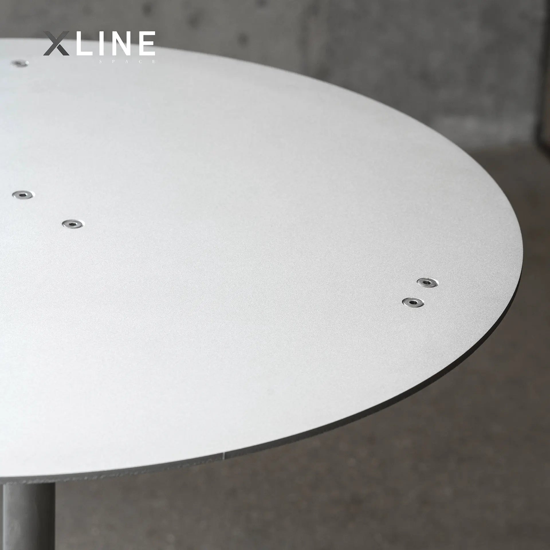 Xlinespace Aluminum Outdoor Side Table – Hydrogen-Coated Surface, Minimalist Design