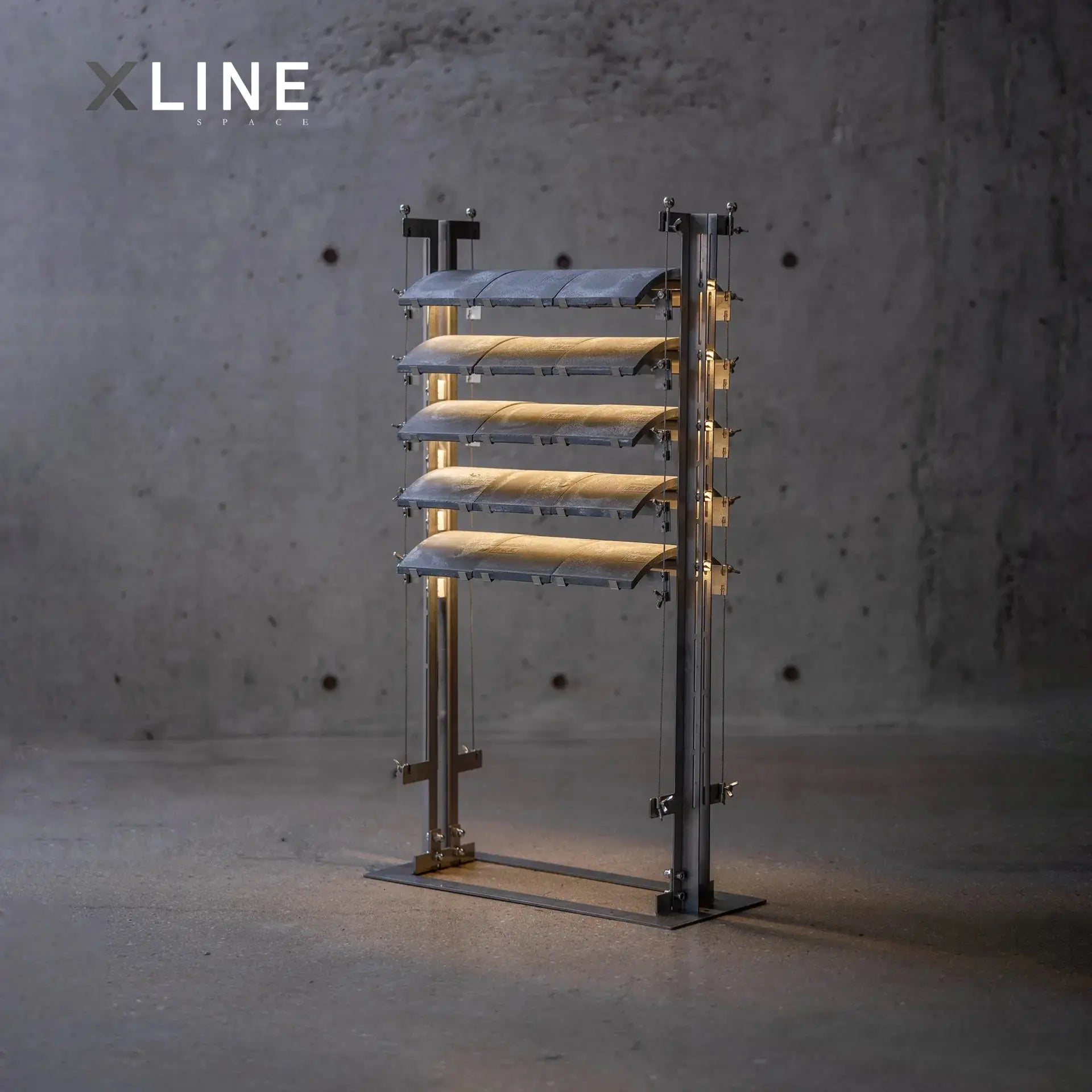 Xlinespace Eaves Floor Lamp – Modern Architectural Design with Soft Ambient Lighting