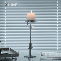 Xlinespace Galaxy I – Stainless Steel Desktop Candle Stand
