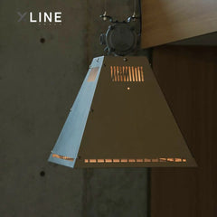 Xlinespace Industrial Mining Pendant Light – Vintage Metal Hanging Lamp for Home & Café