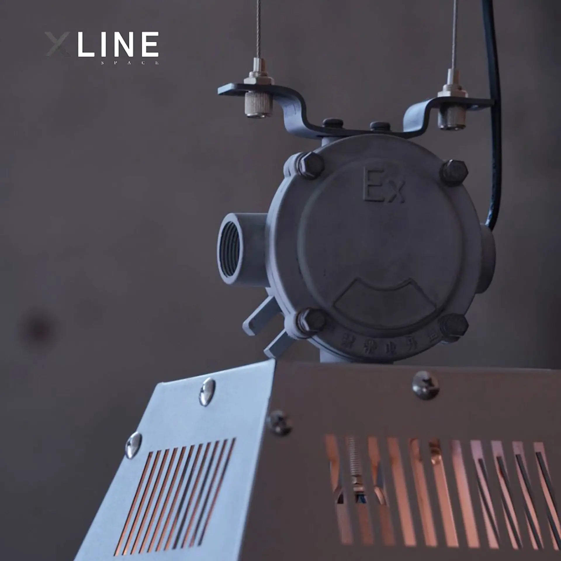 Xlinespace Industrial Mining Pendant Light – Vintage Metal Hanging Lamp for Home & Café