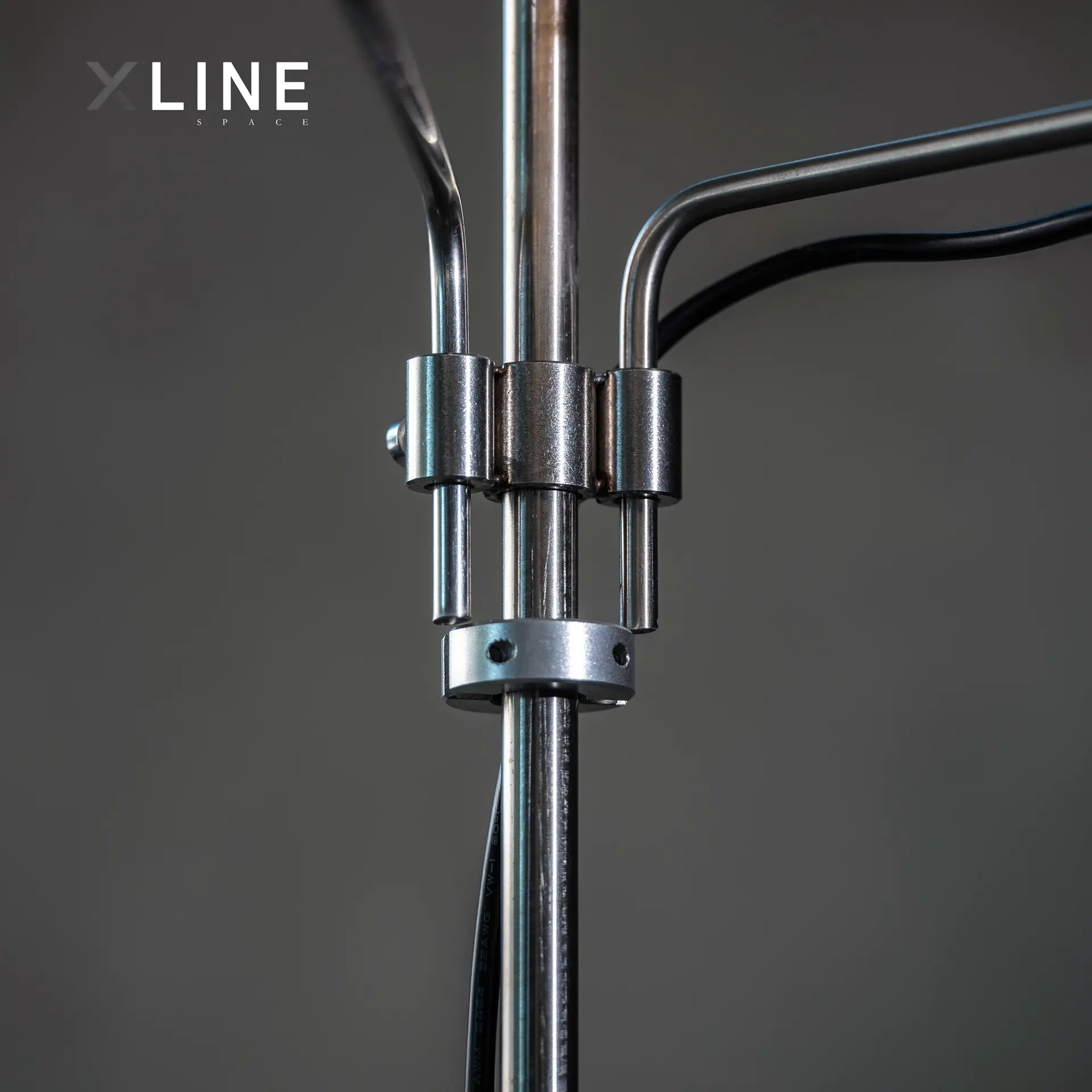 Xlinespace Modern Floor Lamp with Oriental Aesthetic – Minimalist Design in 304 Stainless Steel and Acrylic