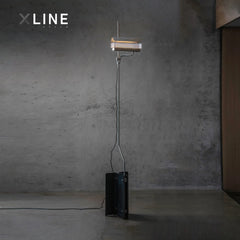 Xlinespace Modern Floor Lamp with Oriental Aesthetic – Minimalist Design in 304 Stainless Steel and Acrylic