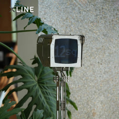 Xlinespace Sentinel Smart Stainless Steel Sculpture – LED Display with Text & Emojis, App Controlled Robot