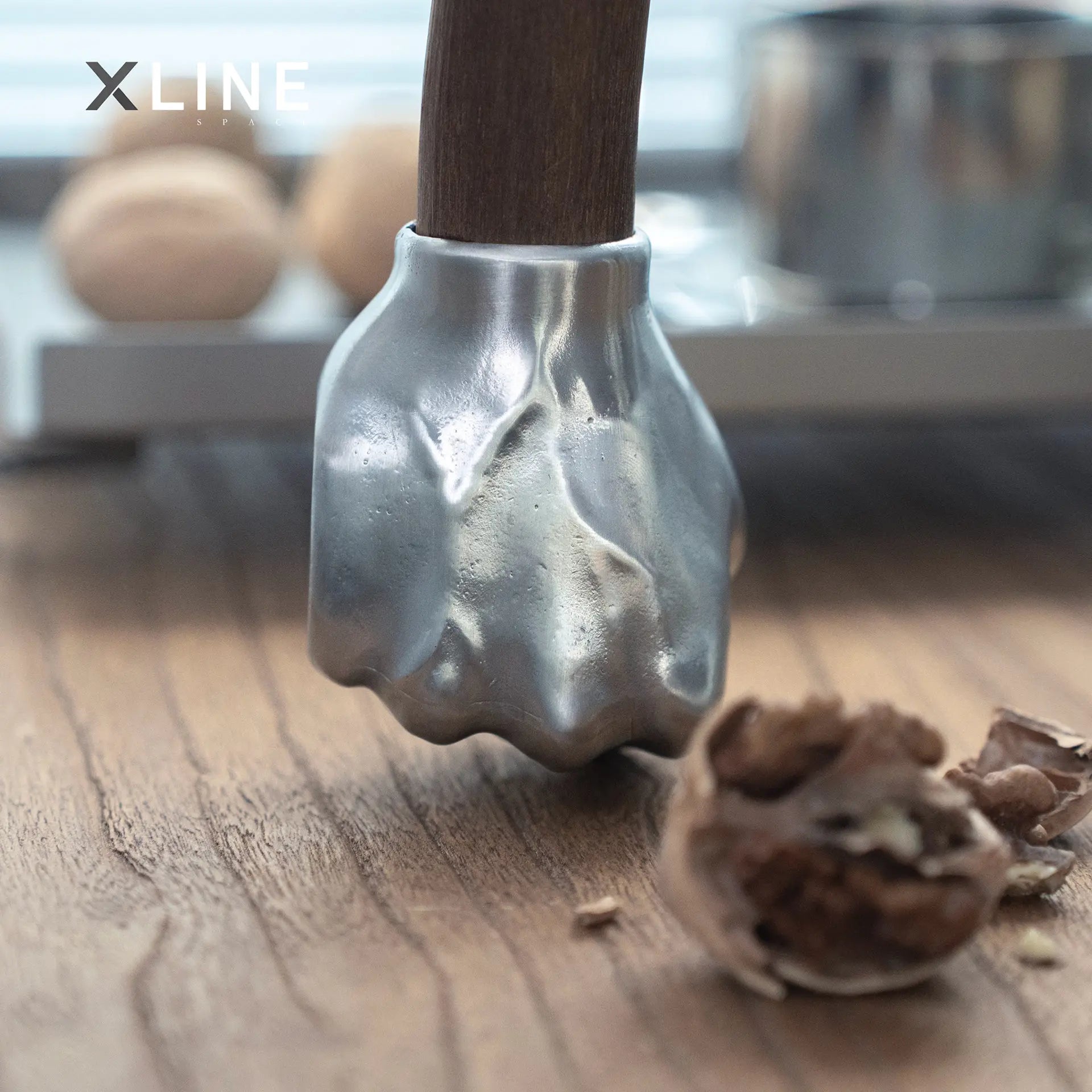 Xlinespace Solid Steel Fist Hammer – Handmade Metal Decor & Multi-Purpose Tool
