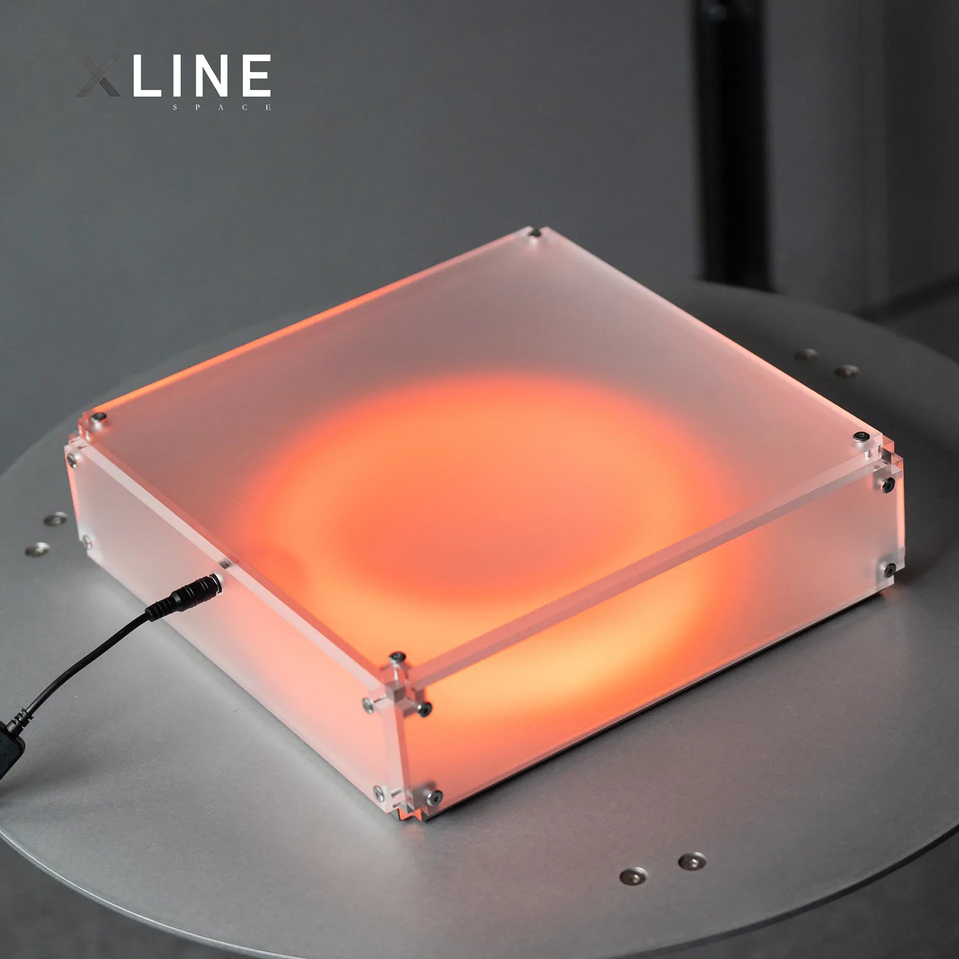 Xlinespace Modern Bedroom LED Floor Lamp - 8mm Double - Sided Frosted Acrylic, 15W jelly lamp