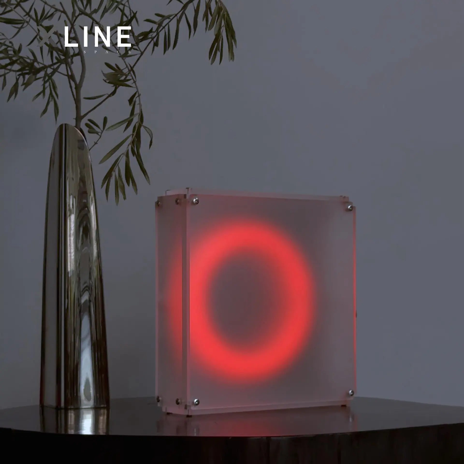 Xlinespace Modern Bedroom LED Floor Lamp - 8mm Double - Sided Frosted Acrylic, 15W jelly lamp