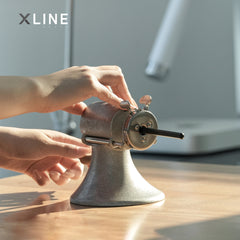 Xlinespace All-metal Pencil Sharpener, Hand-crank Pencil Sharpener