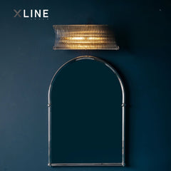 Xlinespace Modern Acrylic Wall Sconce, Creative Ambient Lighting for Hallway, Living Room, Vanity Mirror