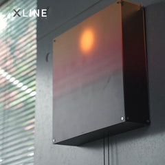 Xlinespace Adjustable Wall Lamp, Creative Sunrise Sunset Ambient Light for Bedroom & Living Room