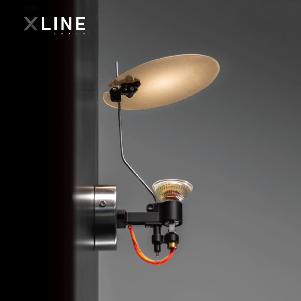 Xlinespace 180° Adjustable Wall Sconce – Dimmable Ambient Light for Living Room & Bedroom