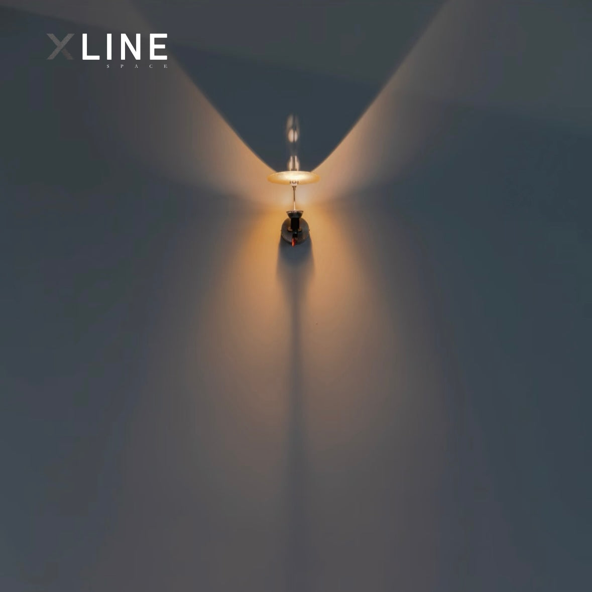 Xlinespace 180° Adjustable Wall Sconce – Dimmable Ambient Light for Living Room & Bedroom