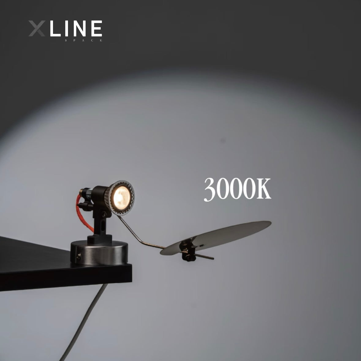 Xlinespace 180° Adjustable Wall Sconce – Dimmable Ambient Light for Living Room & Bedroom