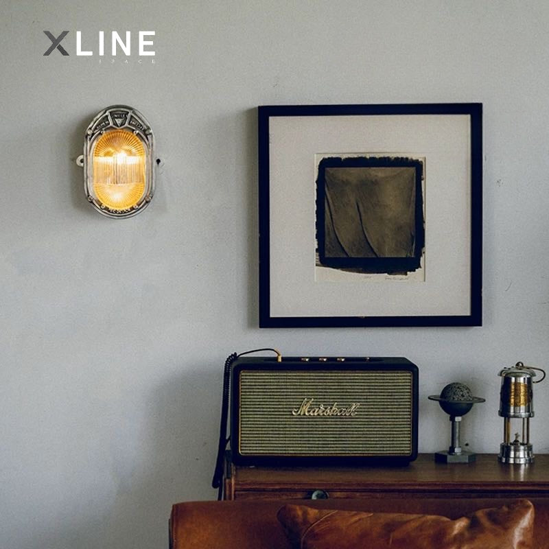 Xlinespace Retro Style Cast Aluminum Industrial Wall Sconce – LED Corridor, Mirror and Bar Lamp