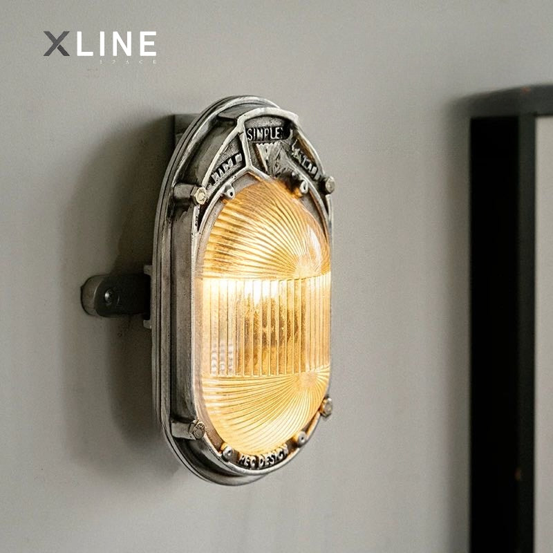 Xlinespace Retro Style Cast Aluminum Industrial Wall Sconce – LED Corridor, Mirror and Bar Lamp