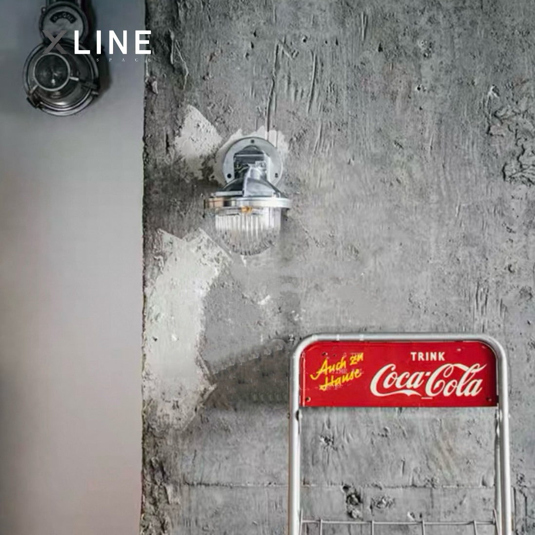 Xlinespace Modern Industrial Wall Sconce – Cast Aluminum Lamp for Bedroom, Hallway & Restaurant