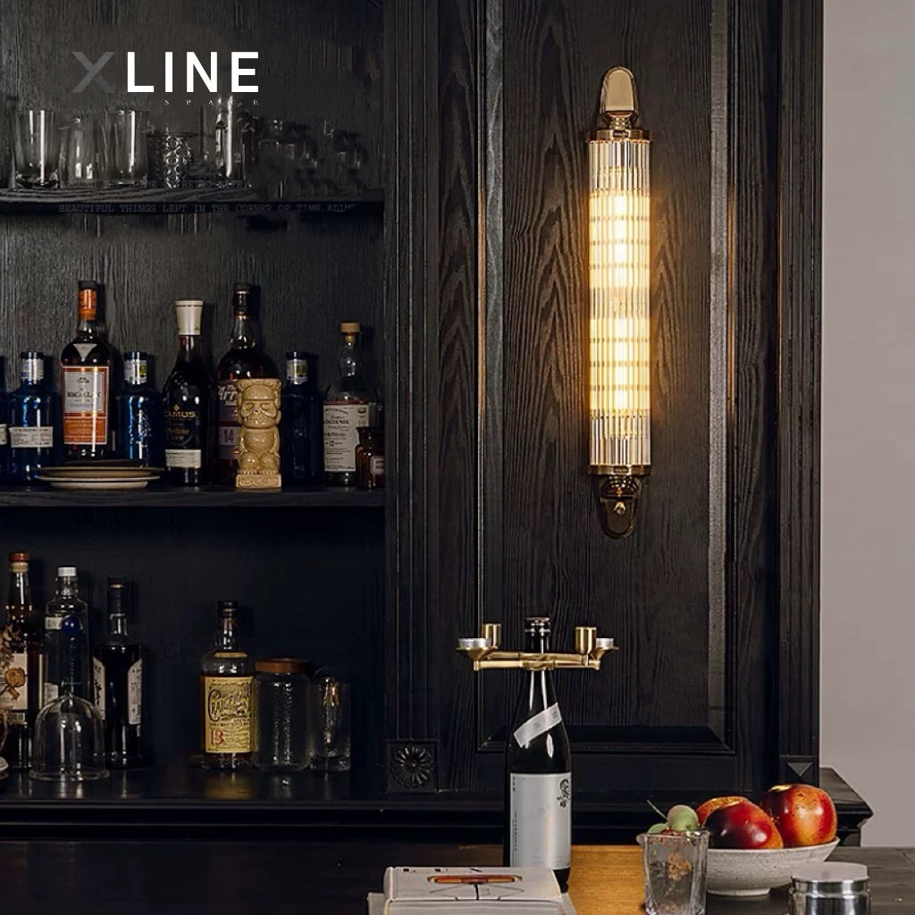 Xlinespace Glass Rod Wall Sconce – Ambient Lighting Fixture