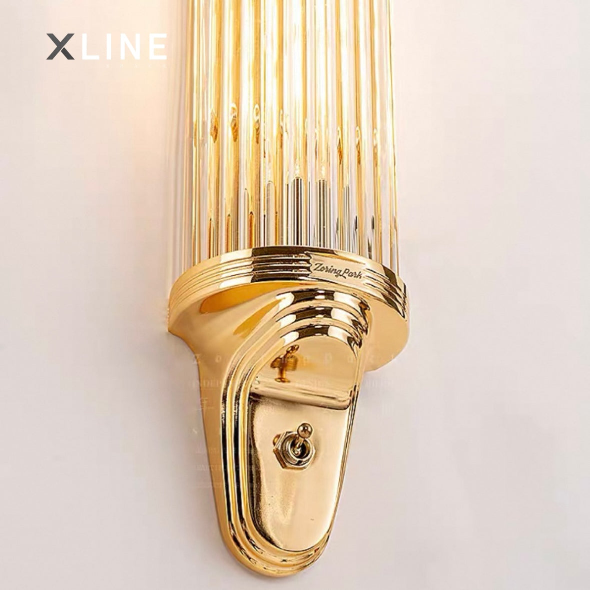 Xlinespace Glass Rod Wall Sconce – Ambient Lighting Fixture