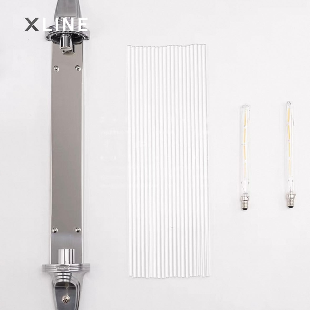 Xlinespace Glass Rod Wall Sconce – Ambient Lighting Fixture