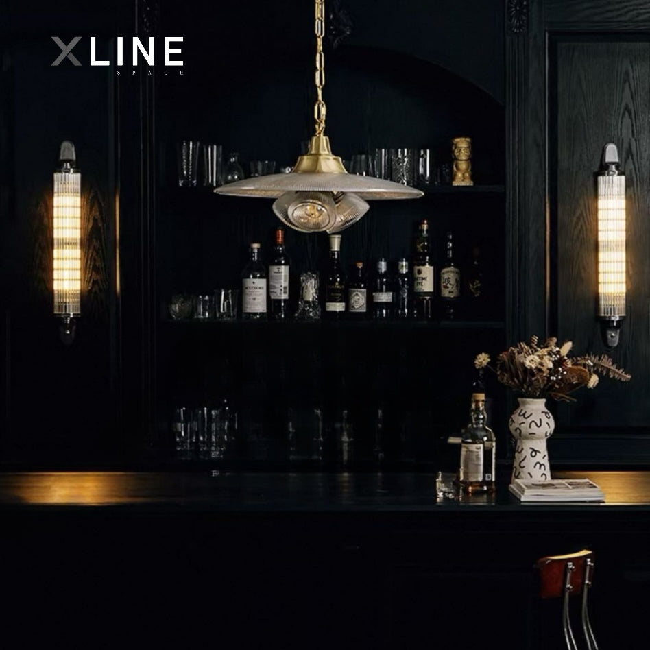 Xlinespace Glass Rod Wall Sconce – Ambient Lighting Fixture