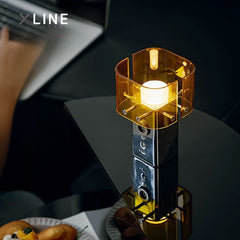 Xlinepace Modern Minimalist Magnetic Touch Lamp with Breathing Light