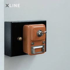Xlinespace Retro Metal Wall Switch – Industrial Vintage Design with Label Tag