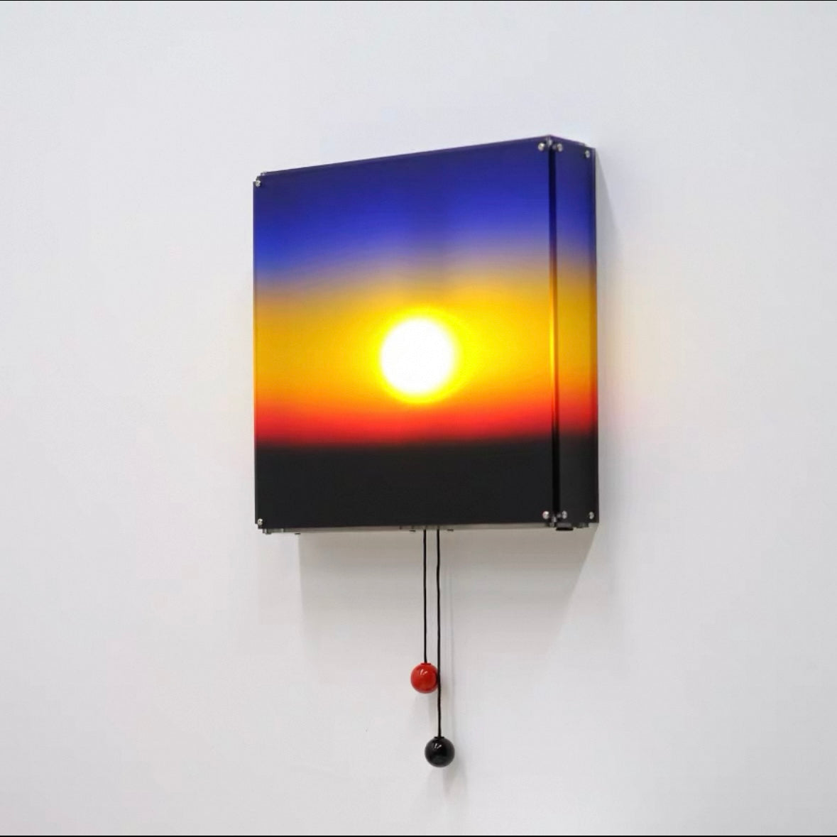 Xlinespace Adjustable Wall Lamp, Creative Sunrise Sunset Ambient Light for Bedroom & Living Room