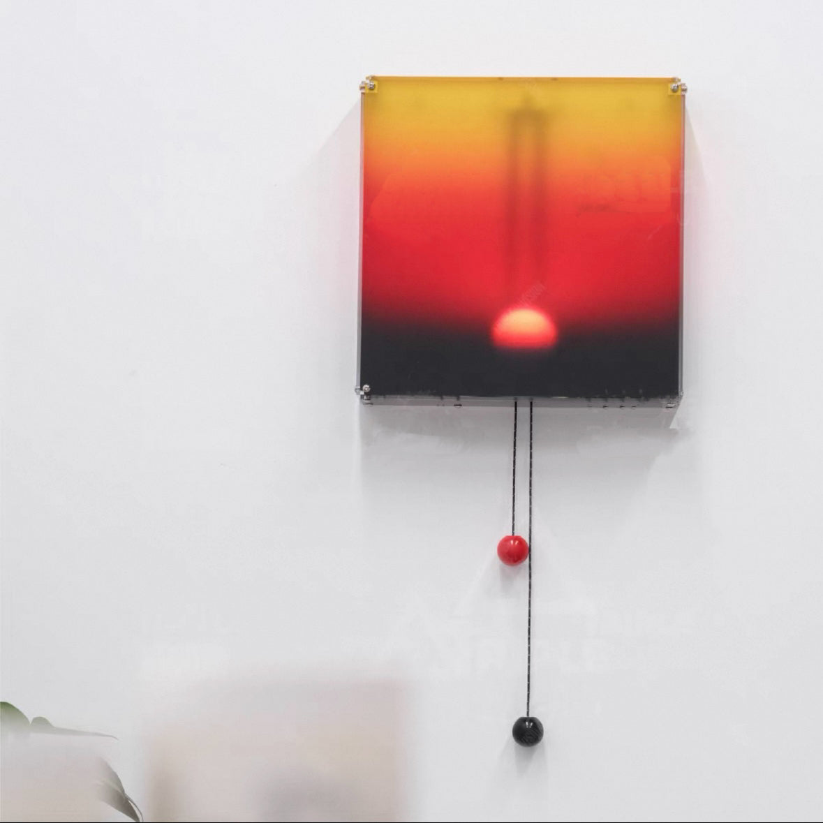Xlinespace Adjustable Wall Lamp, Creative Sunrise Sunset Ambient Light for Bedroom & Living Room