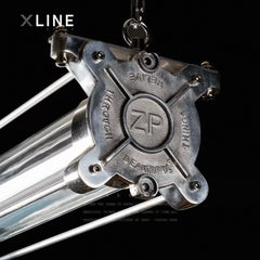 Xlinespace Retro Industrial Cast Aluminum Fluorescent Pendant Light