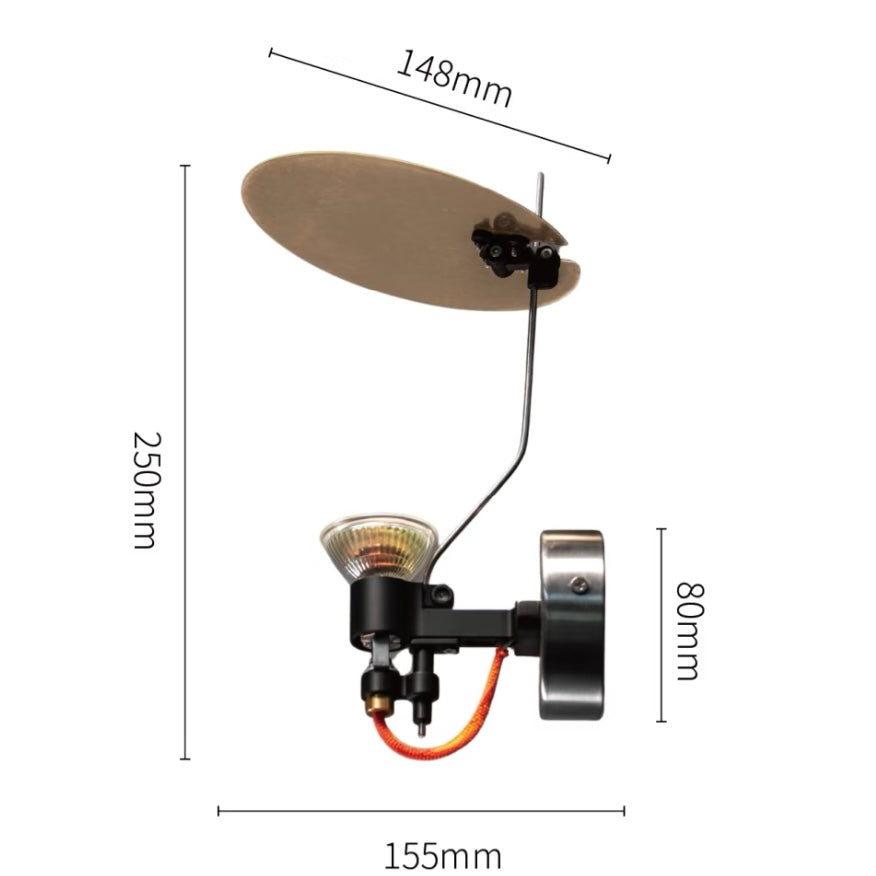 Xlinespace 180° Adjustable Wall Sconce – Dimmable Ambient Light for Living Room & Bedroom