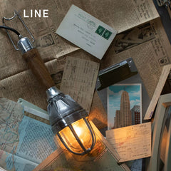 Xlinespace Cast Aluminum Utility Light, Handheld & Hanging Industrial Lamp