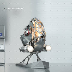 Xlinespace Creative Mechanical Metal Nautilus Model, High-end Art Puzzle Kit-The Perfect Fusion of Nature and Art SD-02