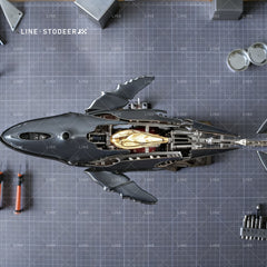 Xlinespace Mechanical Metal Humpback Whale Model– Premium Steampunk 3D Metal Art model for Collectors, Decor & Gift Giving-SD-03