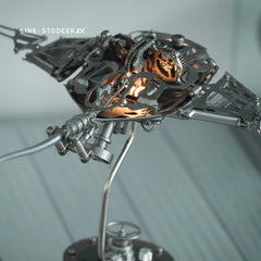 Xlinespace Innovative Mechanical Metal Manta Ray Model-Perfect for Decorations and Gifts,Steampunk Style Advanced 3D Kinetic Sculpture kits  SD-01