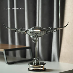 Xlinespace Innovative Mechanical Metal Manta Ray Model-Perfect for Decorations and Gifts,Steampunk Style Advanced 3D Kinetic Sculpture kits  SD-01