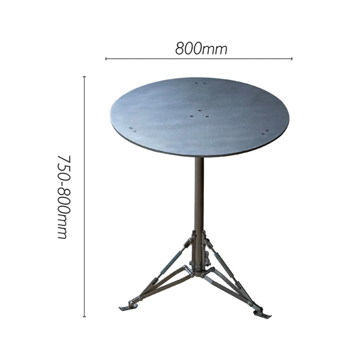 Xlinespace Aluminum Outdoor Side Table – Hydrogen-Coated Surface, Minimalist Design