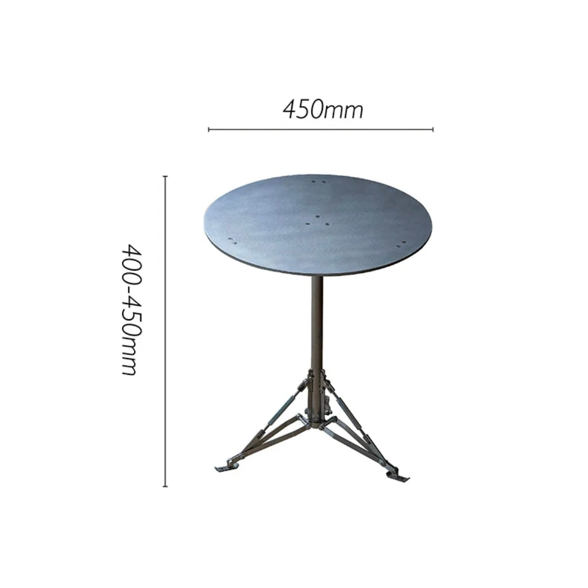 Xlinespace Aluminum Outdoor Side Table – Hydrogen-Coated Surface, Minimalist Design