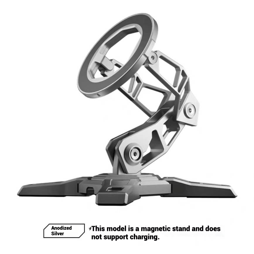 Xlinespace Aluminum MagSafe Adjustable Desktop Stand – Magnetic Foldable Phone Holder